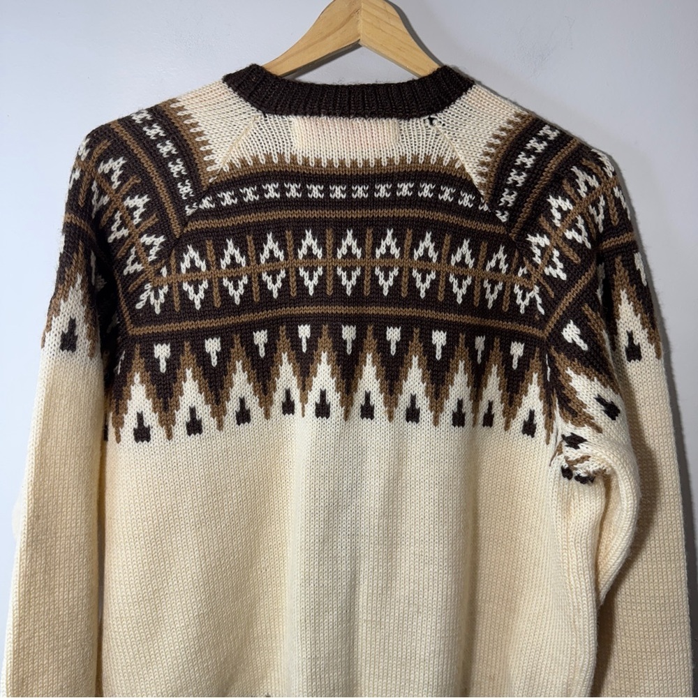 Viking Knit Vintage Handmade in Norway for Rasmussen Size Ladies Large - Picture 8 of 11